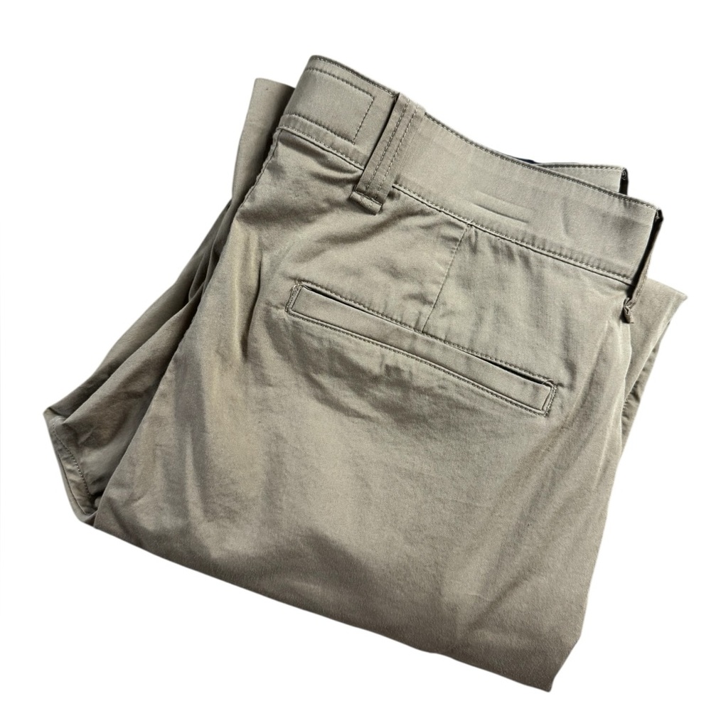 Abercrombie & Fitch Khaki stretch 90's Straight Pants mens 30x32 chinos casual